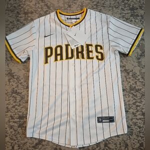 Nike Authentic San Diego Padres MLB Baseball Pinstripe Jersey Youth M